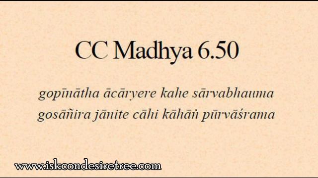 CC daily 89 - M 6.50-57 - Sarvabhauma's affection for the Lord awakens смотреть онлайн