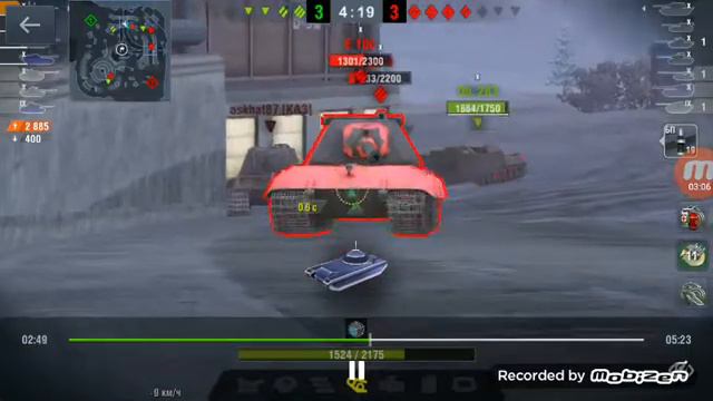 World of Tanks blitz бой на мастера (vadikROVD86)Чифтен мк 6 смотреть онлайн