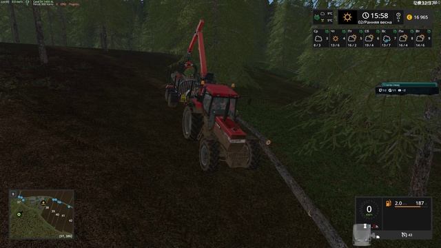 Продолжаем играть в Farming Simulator 17 на карте Windsback. смотреть онлайн