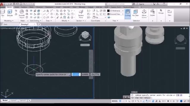 3D Modeling - shock Absorber Tutorial - Autocad 2018 смотреть онлайн
