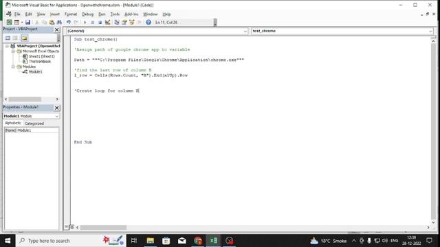 How to open multiple websites in Google Chrome using VBA смотреть онлайн