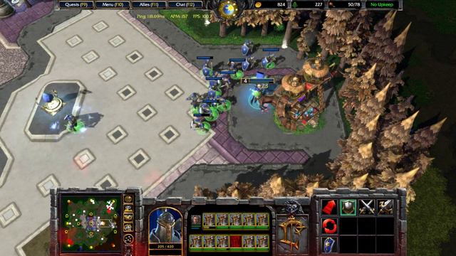 Warcraft 3 - BM Foot Ah Buu Ken! vs MK смотреть онлайн