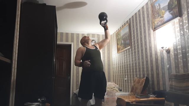 жим гири 16 кг на попа 107 повторений смотреть онлайн