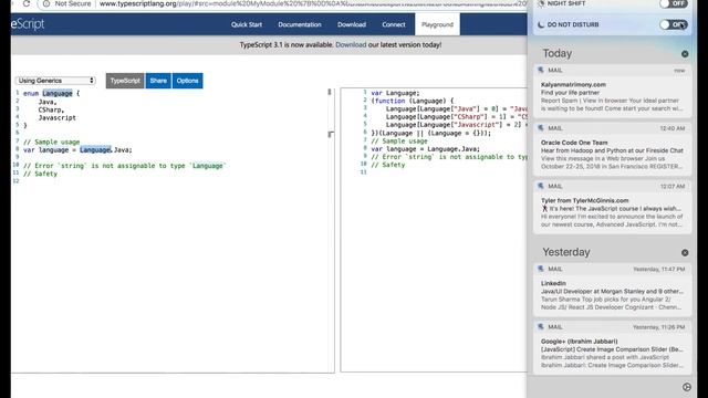 Typescript Introduction Part #02 - Type Safety in Typescript смотреть онлайн