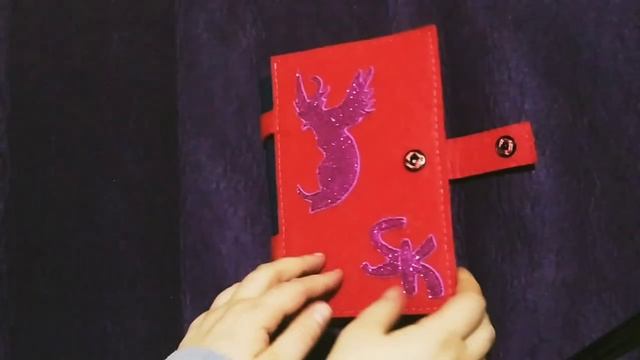 DIY ОБЛОЖКА ИЗ ФЕТРА ФЕНИКС