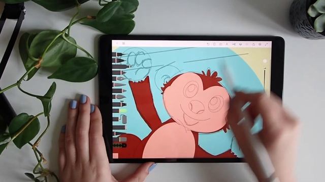 How to Draw a Monkey Step by Step in Drawing Desk App ? Digital Drawing Tutorial for Beginners смотреть онлайн