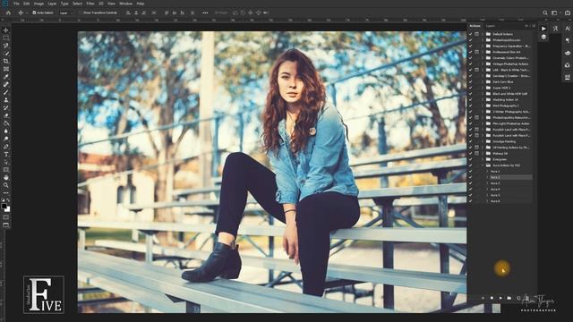 Photoshop Tutorial : Outdoor Photo Editing Color Grading Photoshop I Action Free Download смотреть онлайн