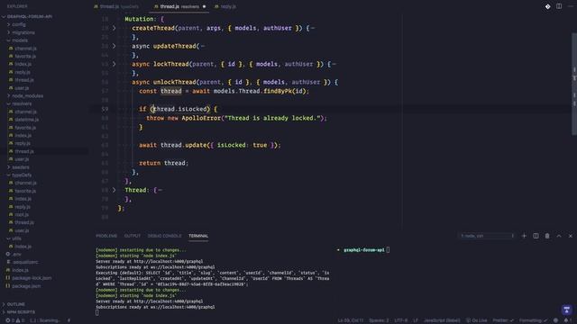 GraphQL From Ground Up - Unlocking a thread 36 смотреть онлайн