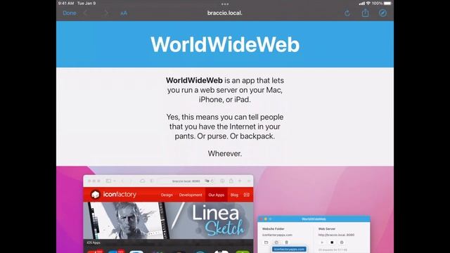 WorldWideWeb App Demo смотреть онлайн