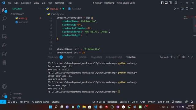 Python Zero To Hero (Beginner’s Guide) | Learning with Siddhartha смотреть онлайн