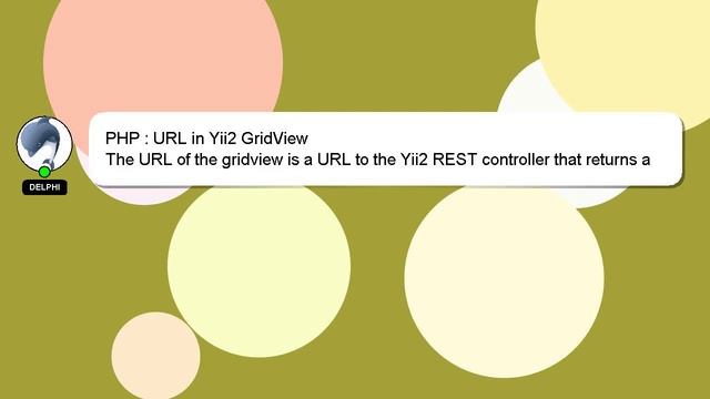 PHP : URL in Yii2 GridView смотреть онлайн