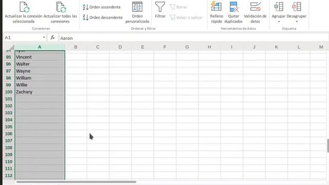 EXCEL como ORDENAR datos de forma ASCENDENTE o DESCENDENTE смотреть онлайн