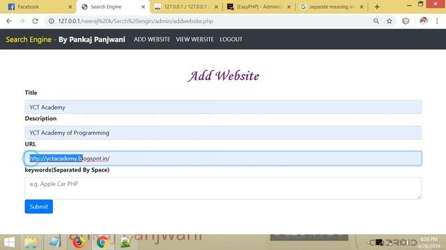 Search Engine Project PHP MYSQL | By Pankaj Panjwani смотреть онлайн
