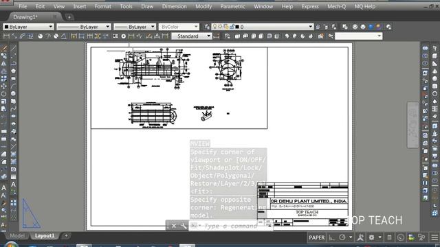 PAPER AND MODEL SPACE SETTINGS IN AUTOCAD - Hindi (2017) смотреть онлайн