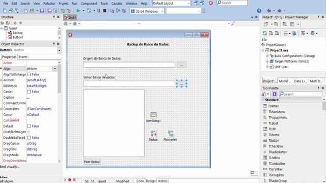 incrível - Backup do Banco de Dados com componentes do Firedac смотреть онлайн