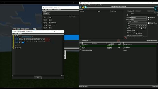 Minecraft Bedrock Edition 1.17.2 ElytraFly With Cheat Engine смотреть онлайн