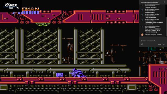Ночной стрим по игре Batman 1989 NES смотреть онлайн