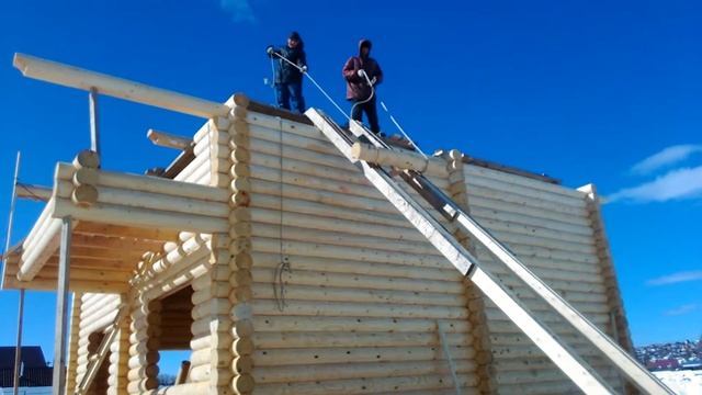 Строим второй этаж. Древмастер. Ижевск.