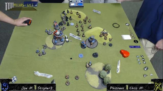 Warmachine & Hordes - Mercinaries (Shae) vs Cygnar (Nemo3) - 50 point Battle Report смотреть онлайн