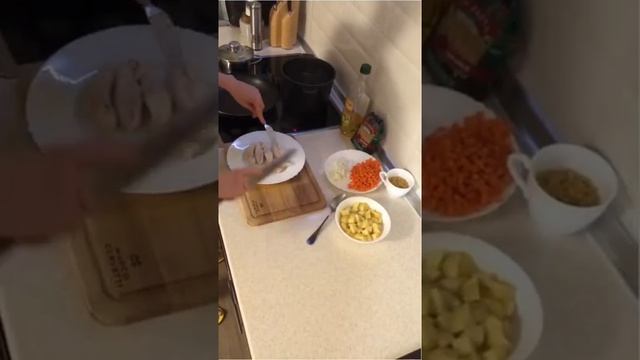 Куриный суп за полчаса