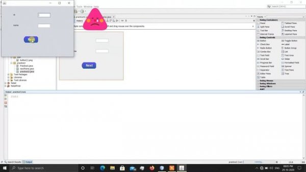 Using label as button in java netbeans|| Using Event || MouseClicked