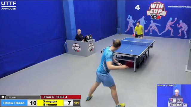 00:55 Плющ Павел 3-2 Хамурда Виталий стол 4 Юг-4 09.05.21 смотреть онлайн