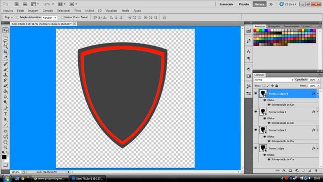 Como fazer um logótipo no PhotoShop CS5 смотреть онлайн