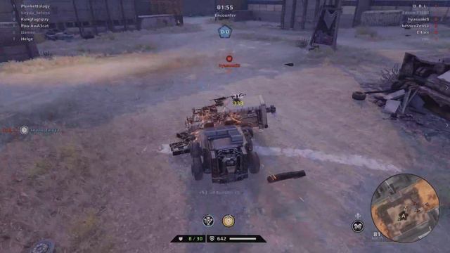 Crossout PS 2499 "Plunk Pusher 2" 5-0 score: 2184 смотреть онлайн