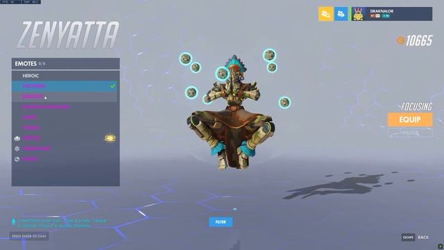 Huitzilopochtli Zenyatta skin │Overwatch Anniversary 2020 (New Legendary) смотреть онлайн