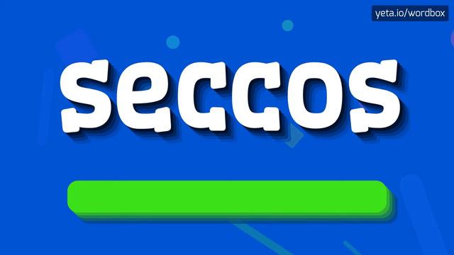 SECCOS - HOW TO PRONOUNCE IT? #seccos смотреть онлайн