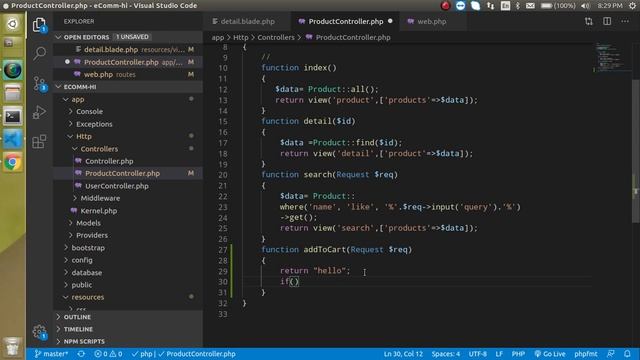 Laravel E-commerce Project in hindi #12 Add product in cart table смотреть онлайн