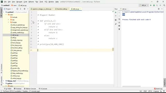 python tutorial in hindi | Part 23 | def() function example смотреть онлайн