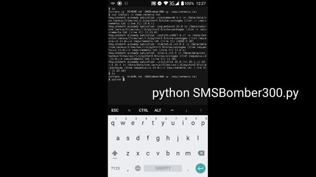 Спам смс | Termux смотреть онлайн