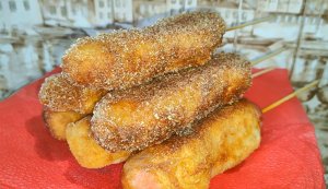 Сосиски в тесте на шпажках / Быстрый и вкусный рецепт / Папа На Кухне