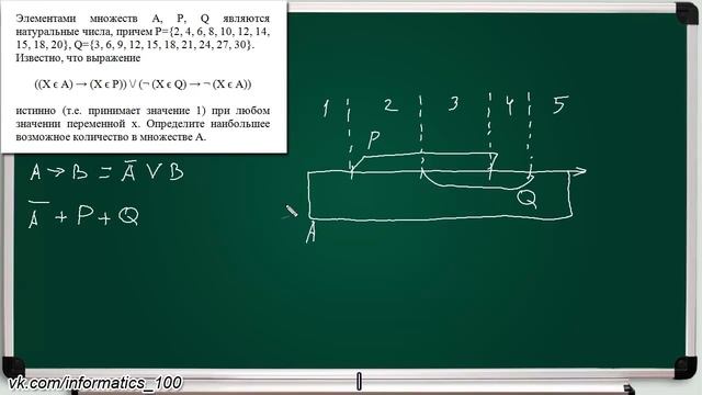 Задание №18. Множества. ЕГЭ по информатике - 2015 смотреть онлайн