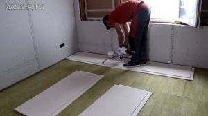Шумоизоляция Сухая стяжка пола Звукоизоляция деревянного пола мансарды Супер пол