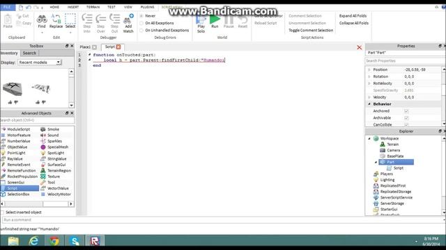 How to Script a Kill Brick on ROBLOX смотреть онлайн