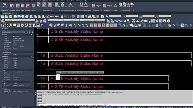 Dynamic Block Visibility States Attribute Change смотреть онлайн