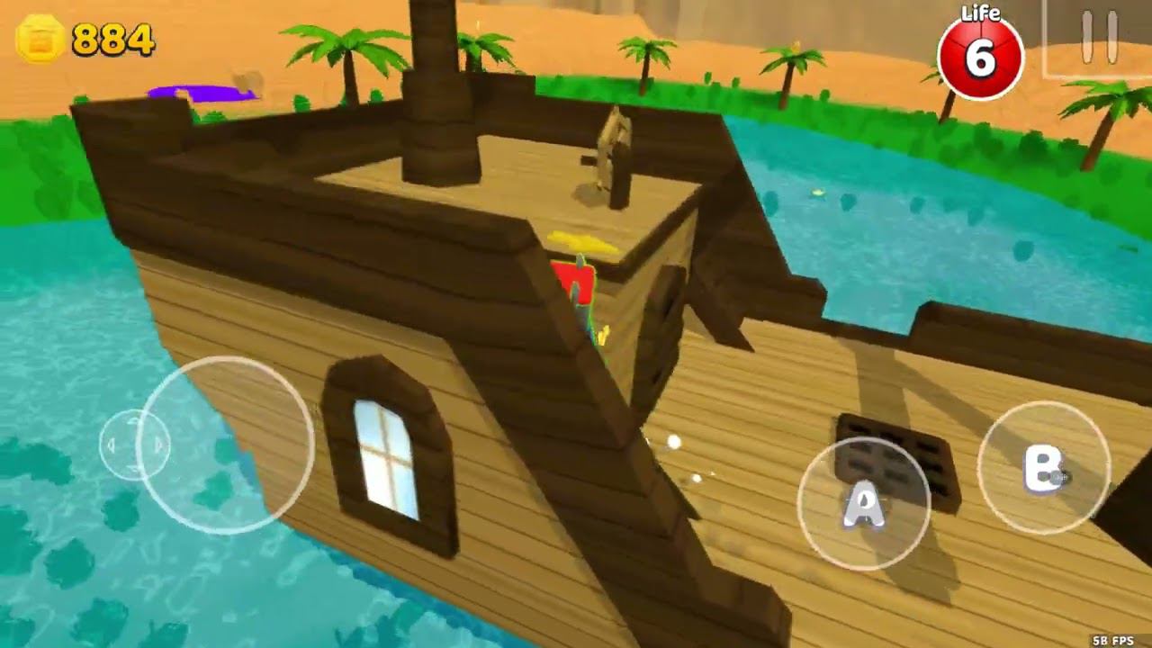 Super Bear Adventure - Pirate Ship In The Desert