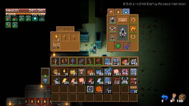 Making AUTOMATIC Mechanical, Wood, Seed, and XP Farms - Core Keeper смотреть онлайн