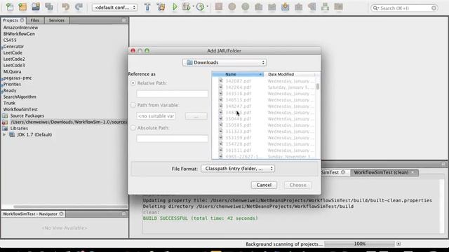 WorkflowSim Tutorial (NetBeans and no Git) смотреть онлайн
