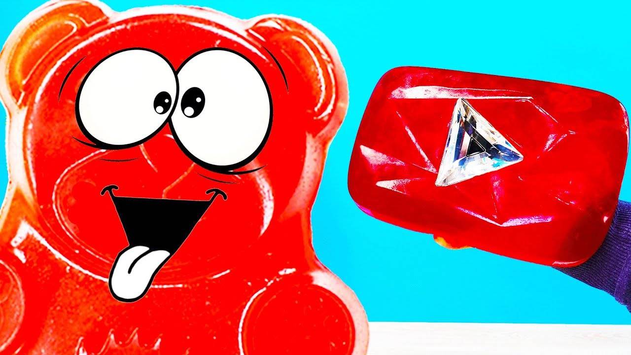 Получил рубиновую кнопку желейный медведь Валера | Рецепт как сделать съедобную желейную кнопку смотреть онлайн