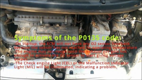 P0135 O2 Sensor Heater Circuit Bank 1 Sensor 1