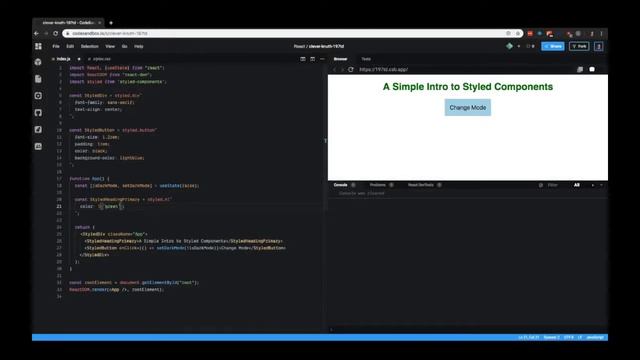 Styling in React with Styled Components смотреть онлайн