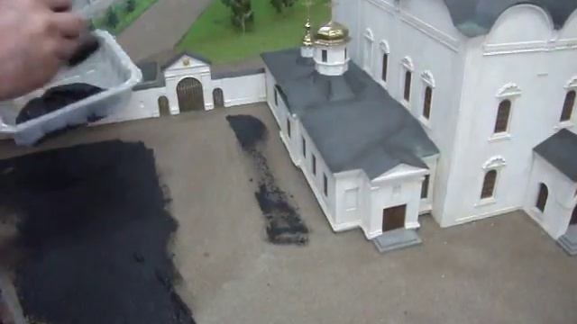 Делаем ландшафт - земля, макет Тобольского кремля смотреть онлайн
