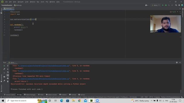#14 Recursion in Python | Python for Beginner смотреть онлайн