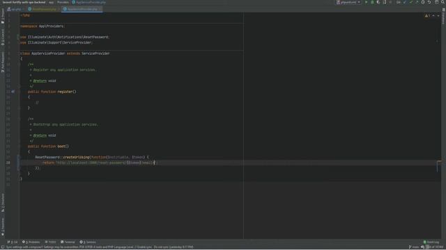 How to add Password Reset feature to Laravel Fortify SPA смотреть онлайн