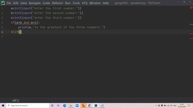 Python Program to Find The Greatest Of Three Numbers||Python Programming For Begginers смотреть онлайн