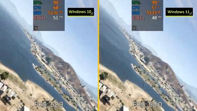 GTA 5 - WINDOWS 10 Vs WINDOWS 11