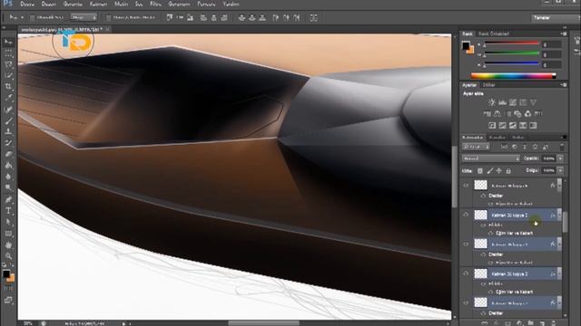 Motor Yacht Sketch / Motor Yat Eskizi смотреть онлайн